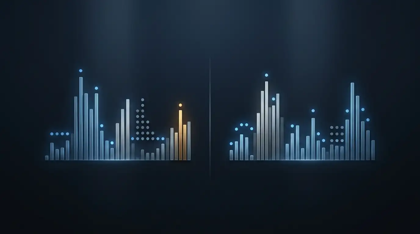 Stylised comparison of two teams' tournament form and key numbers